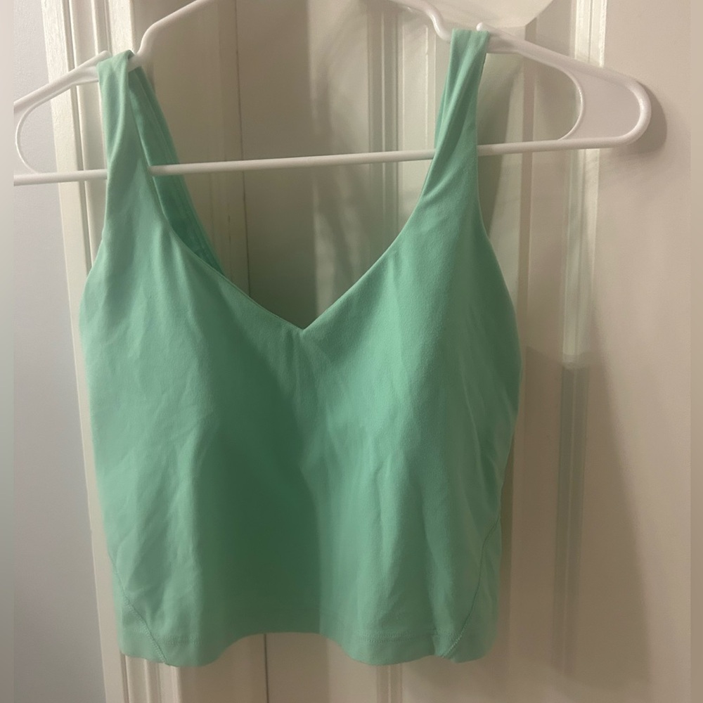 Mint green lululemon alighn tank